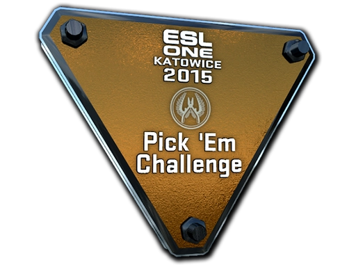 Bronze Katowice 2015 Pick'Em Trophy