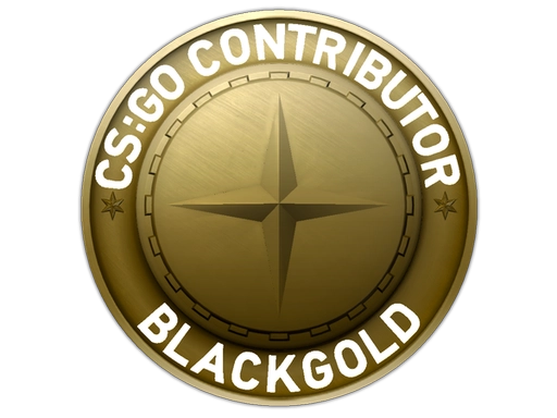 Black Gold Map Coin