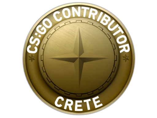 Crete Map Coin