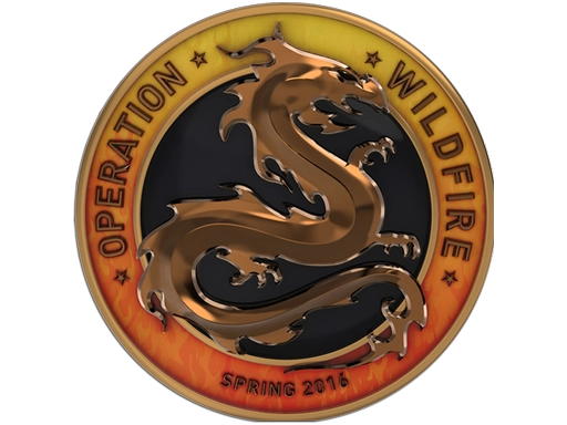Operation Wildfire Challenge Coin