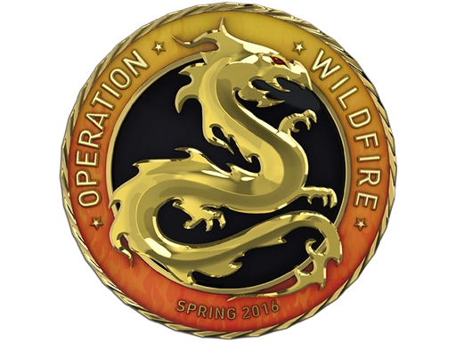 Gold Operation Wildfire Coin