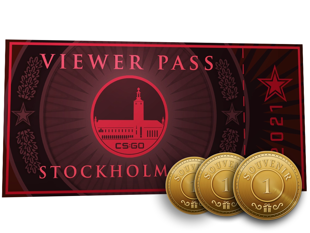 Stockholm 2021 Viewer Pass + 3 Souvenir Tokens