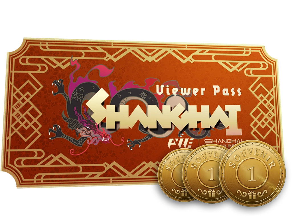Shanghai 2024 Viewer Pass + 3 Souvenir Tokens